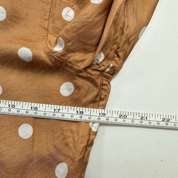 J.Crew Collection Hazel polka dot silk button shirt size 2 - Picture 7 of 8